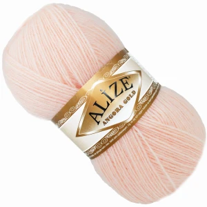 Włóczka Alize Angora Gold z wełną 100g/550m JASNA ŁOSOSIOWA 681