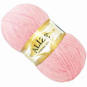Włóczka Alize Angora Gold z wełną 100g/550m PUDROWY RÓŻ 363