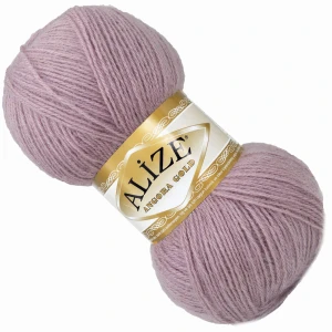 Włóczka Alize Angora Gold z wełną 100g/550m RÓŻOWA 163