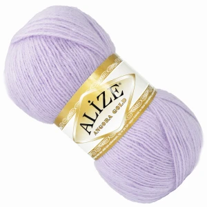 Włóczka Alize Angora Gold z wełną 100g/550m JASNA LILIOWA 071
