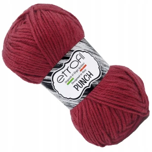 Włóczka Etrofil PUNCH 25g 70m 100% Mikro Akryl CEGLASTA 77042