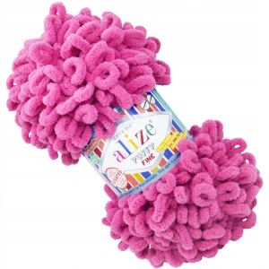 Włóczka Alize PUFFY FINE małe pętelki RÓŻOWA 178
