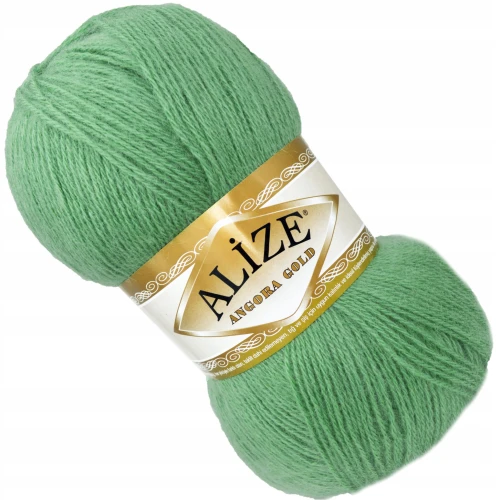 Włóczka Alize Angora Gold z wełną 100g/550m ZIELONA 852