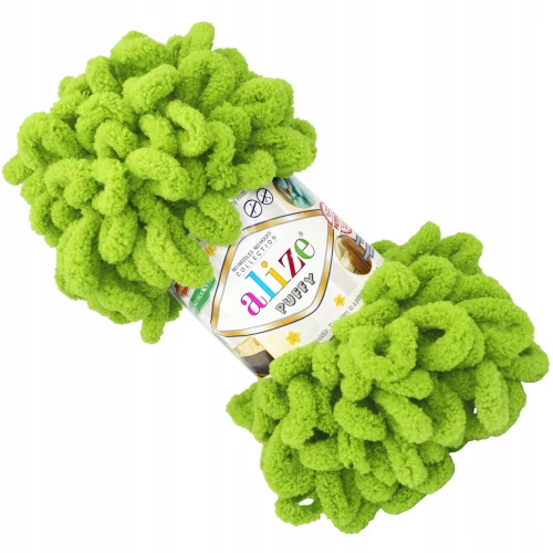Włóczka Alize Puffy 100g gruba miękka GROSZKOWA 11