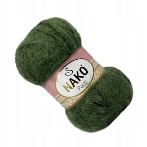 Włóczka Nako Paris włochata miękka 100g/245m KHAKI 45