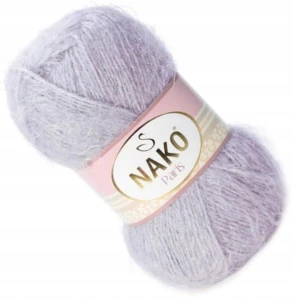 Włóczka Nako Paris włochata miękka 100g/245m SZARA 3079