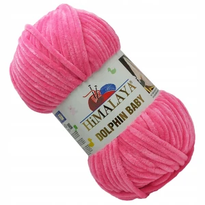 Włóczka HIMALAYA Dolphin Baby 100g MALINOWY 80324