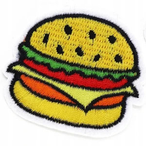Aplikacja termo dziecięca Hamburger naprasowanka 1szt