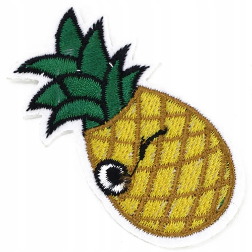 Aplikacja termo dziecięca Ananas naszywka naprasowanka 1szt