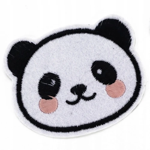 Aplikacja termo dziecięca Panda naprasowanka 1szt