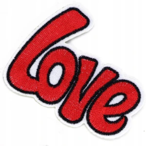 Aplikacja termo dziecięca Love naprasowanka 1szt