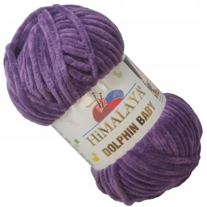 Włóczka HIMALAYA Dolphin Baby 100g FIOLETOWY 80340