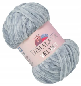 Włóczka Mięciutka HIMALAYA VELVET Szary Nieb 90051