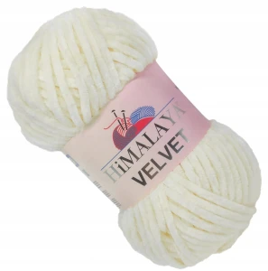 Włóczka Mięciutka HIMALAYA VELVET KREMOWY 90008