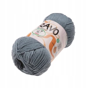 Włóczka Bravo bawełniana 100% bawełna 100g/200m 204 JEANSOWA