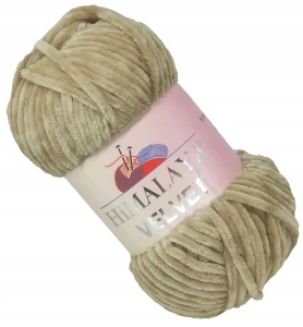 Włóczka Mięciutka HIMALAYA VELVET J.BRĄZOWY 90017