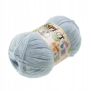 Włóczka Respect Opus Natura akryl bawełna 100g/230m 077 BŁĘKITNA