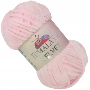 Włóczka pluszowa HIMALAYA VELVET 100g RÓŻOWA 90003