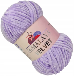 Włóczka pluszowa HIMALAYA VELVET 100g JASNA FIOLETOWA 90005