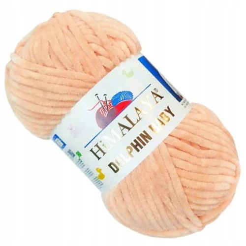 Włóczka Himalaya Dolphin Baby pluszowa szenilowa 100g 80384 CIELISTA