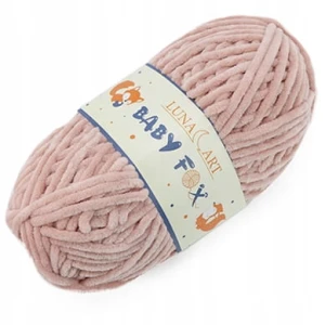 Włóczka Luna Art Baby Fox 100-96 CIELISTA miękka pluszowa do maskotek