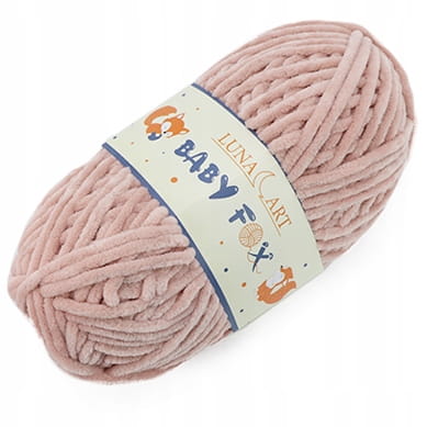Włóczka Luna Art Baby Fox 100-96 CIELISTA miękka pluszowa do maskotek