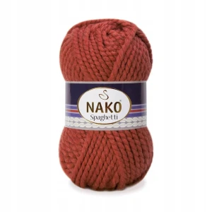Włóczka NAKO Spaghetti Gruba 100g RUDA 11214
