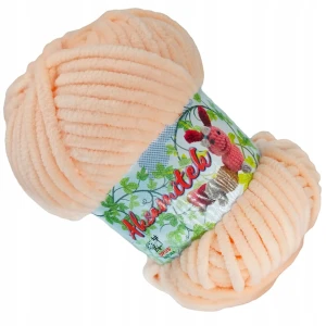 Włóczka pluszowa Aksamitek 50g 37 ŁOSOSIOWA