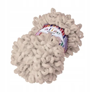 Włóczka Alize PUFFY FINE małe pętelki J.BEŻOWA 599