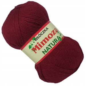 Włóczka Mimoza Opus Akryl 100g/330m BORDOWY 43