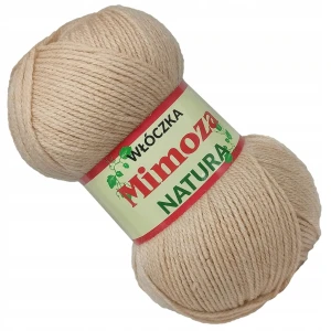 Włóczka Mimoza Opus Akryl 100g/330m JASNY BEŻ 805
