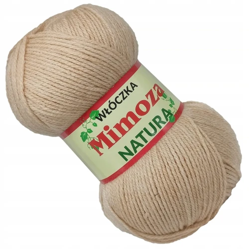 Włóczka Mimoza Opus Akryl 100g/330m JASNY BEŻ 805