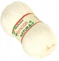 Włóczka Mimoza Opus Akryl 100g/330m KREMOWY 232