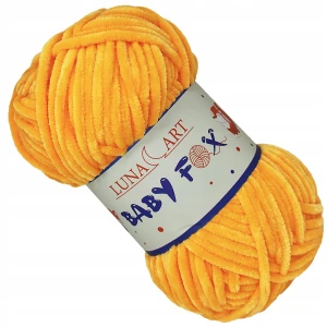 Włóczka Baby Fox Gruba Miękka 100g SŁONECZNY 43