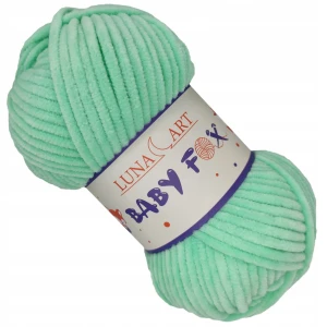 Włóczka Baby Fox Gruba Miękka 100g SELEDYNOWY 57