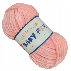 Włóczka Baby Fox Gruba Miękka 100g ŁOSOSIOWY 21