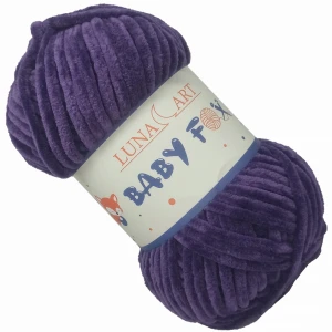 Włóczka Baby Fox Gruba Miękka 100g FIOLETOWY 16