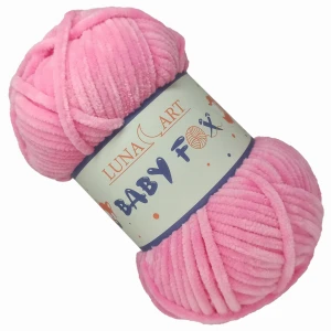 Włóczka Baby Fox Gruba Miękka 100g RÓŻOWA 06