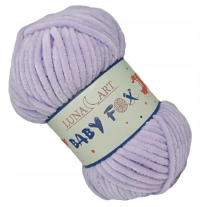 Włóczka Baby Fox Gruba Miękka 100g LILIOWY 15