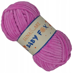 Włóczka Baby Fox pluszowa gruba 100g WRZOSOWA 61