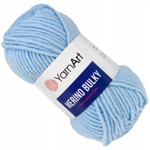 Włóczka YarnArt Merino Bulky Akryl BŁĘKITNY 215